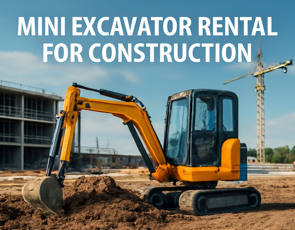 Mini Excavator Rental for Construction: Maximize Profit with the Right Fleet