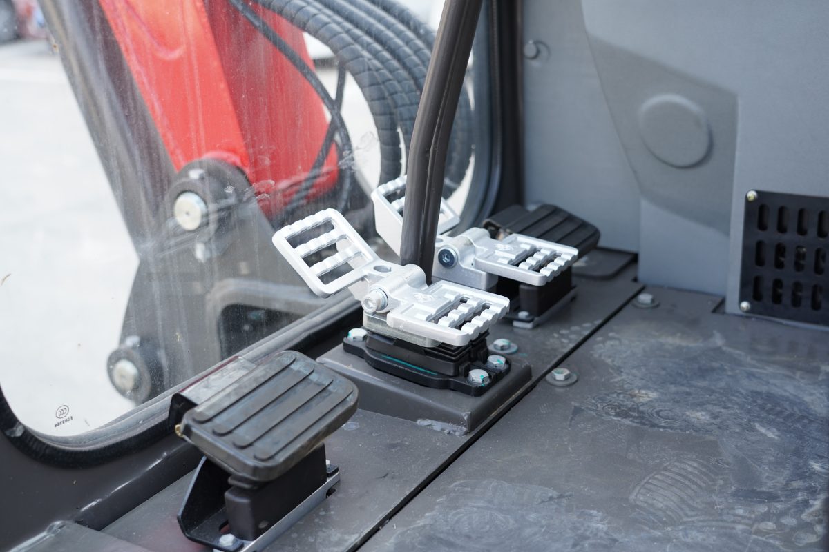 Travel Pedal Detail on 3.5 Ton Mini Excavator