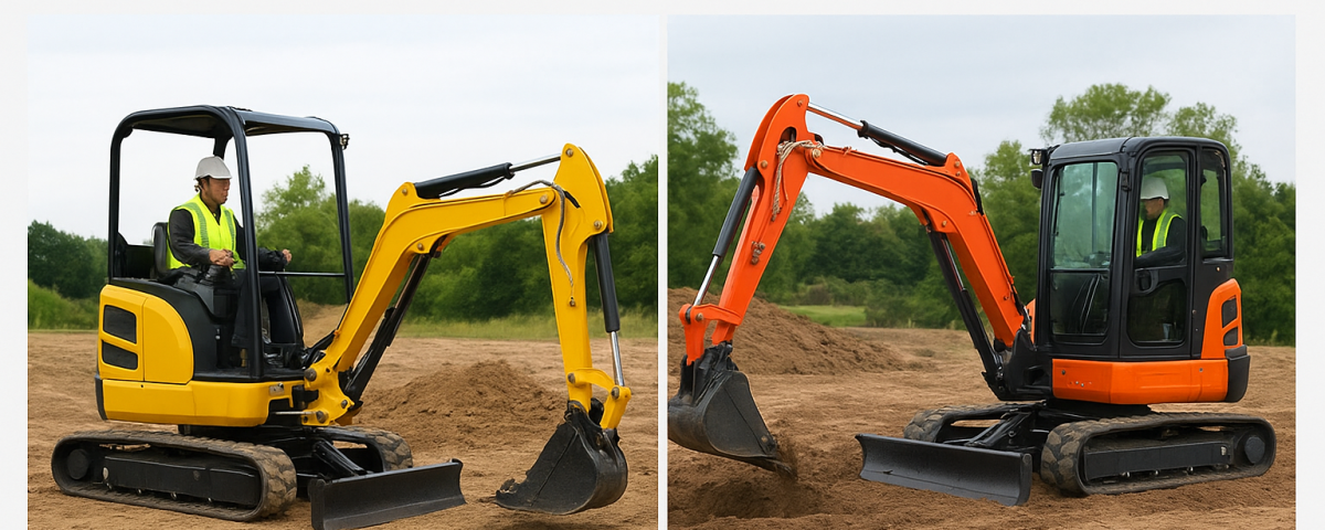 1.8 Ton vs 2 Ton Mini Excavator — Which One Should You Choose?